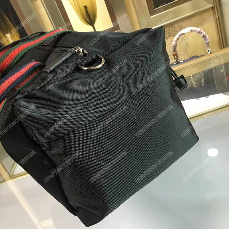 G*u*i technical canvas duffle black