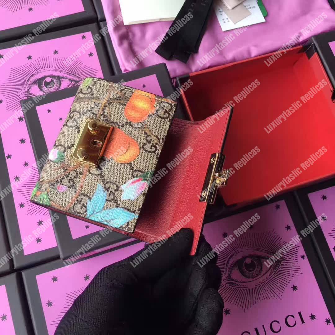 G*u*i gg padlock wallet tian