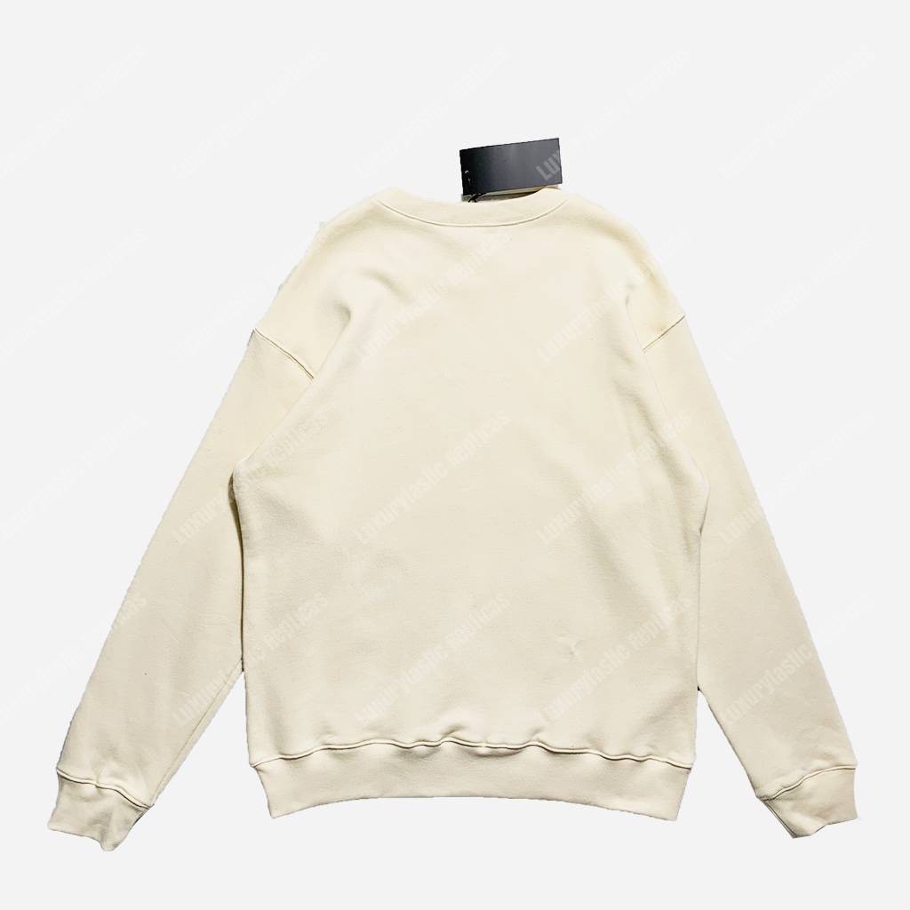 G*u*i hooded sweatshirt with interlocking g off white