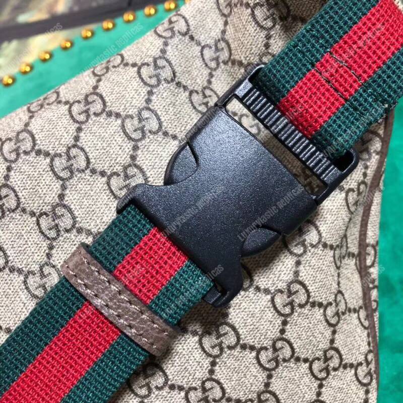 G*u*i courrier gg sup*e belt bag beige/ebony