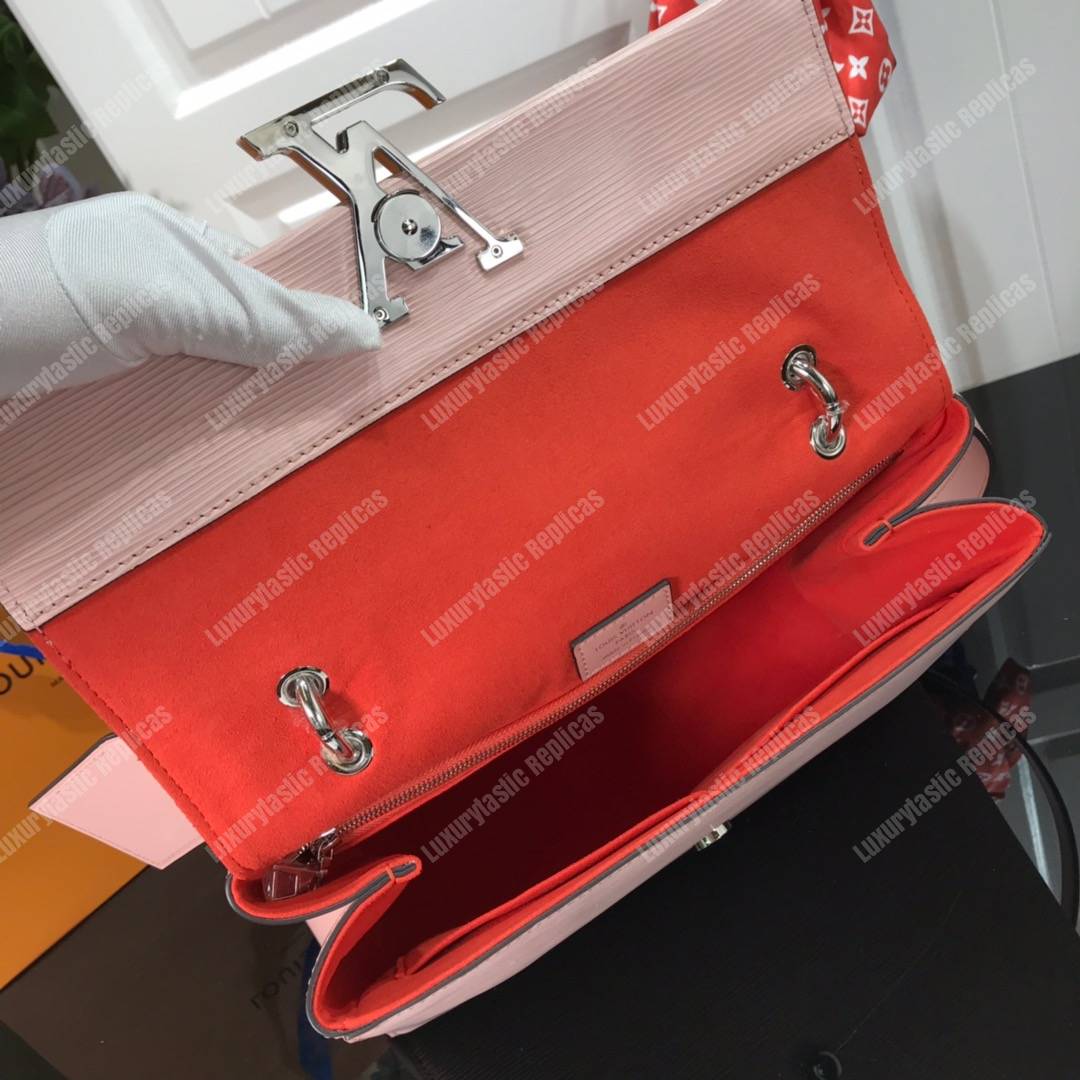 LV Grenelle MM Epi Leather Rose Ballerine