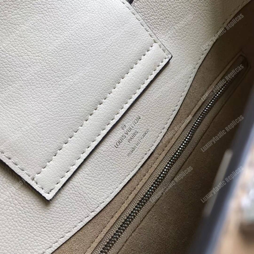 LV Very Hobo Very Leather Sesame Creme