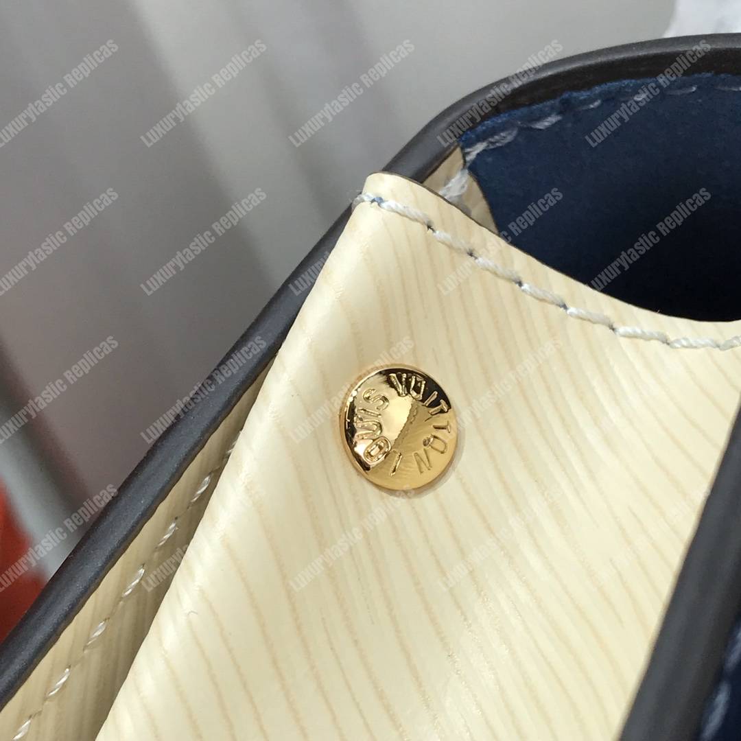 LV Spring Street Monogram Vernis Bleu Jean