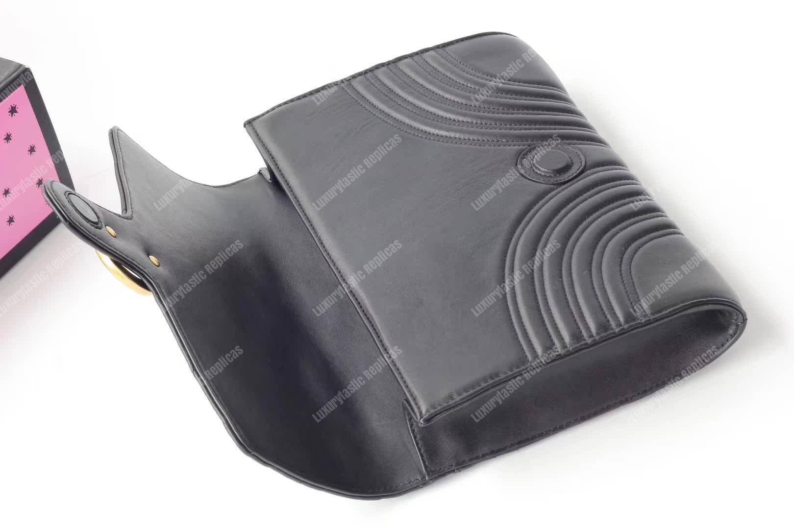 G*u*i gg marmont clutch black