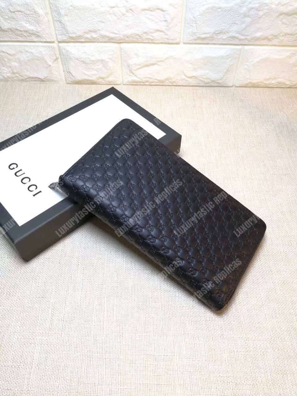G*u*i gg micro G*u*issima zip around wallet black