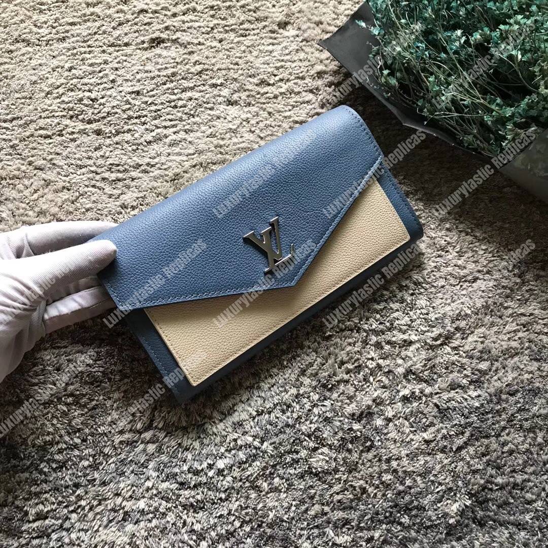 LV MyLockMe Wallet Bleu Jean