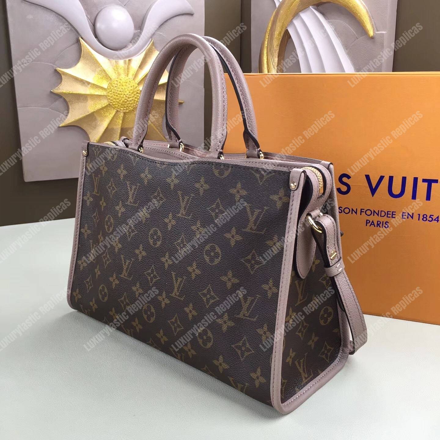 LV Popincourt PM Monogram Taupe Glace
