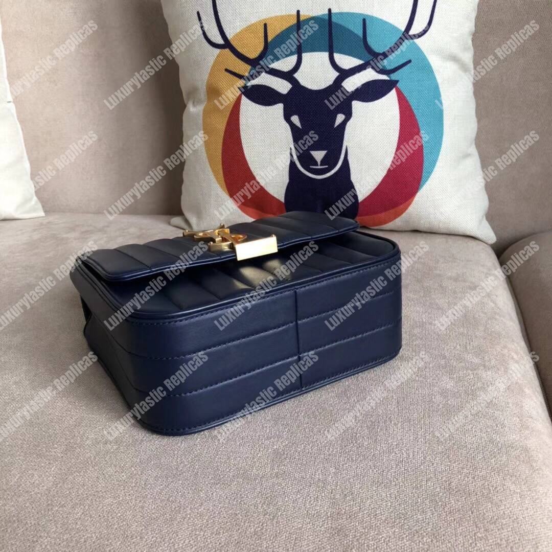 Saint Laurent Vicky Medium Navy
