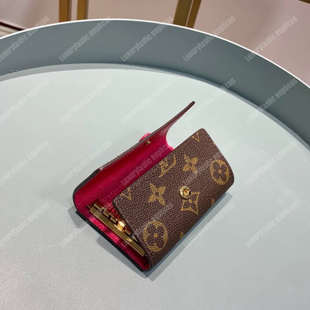LV 6 Key Holder Monogram Canvas Pivoine