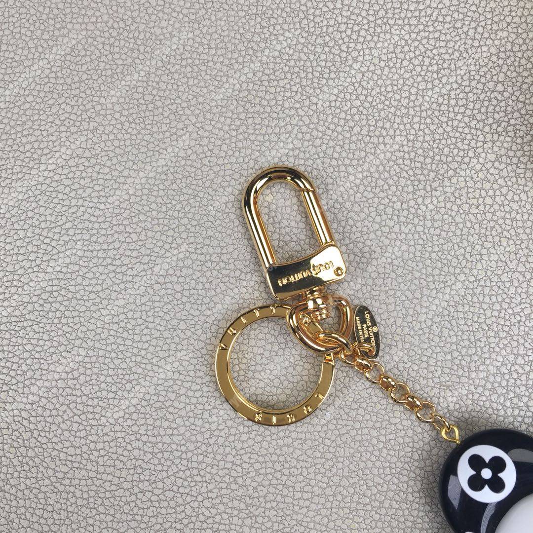 LV Vivienne Monogram Giant Bag Charm and Key Holder Black