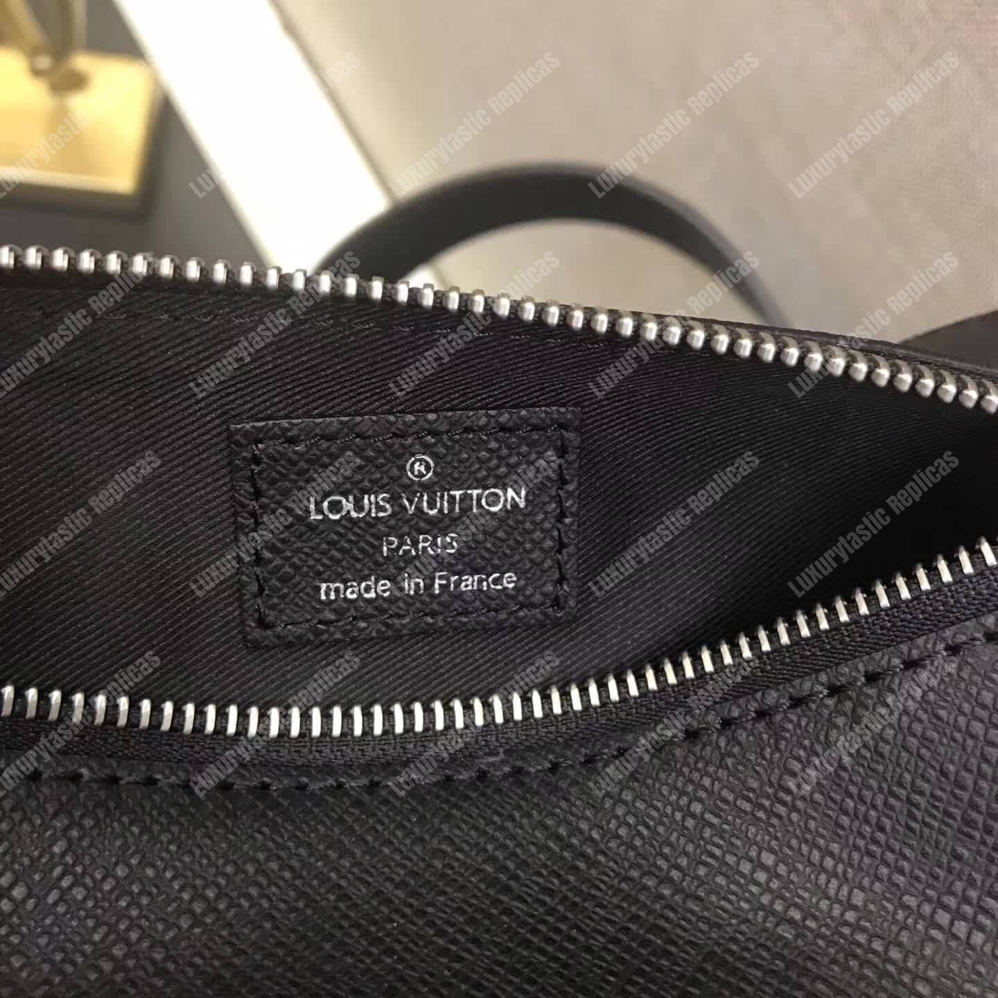LV Pochette Grigori Cowhide Leather Black