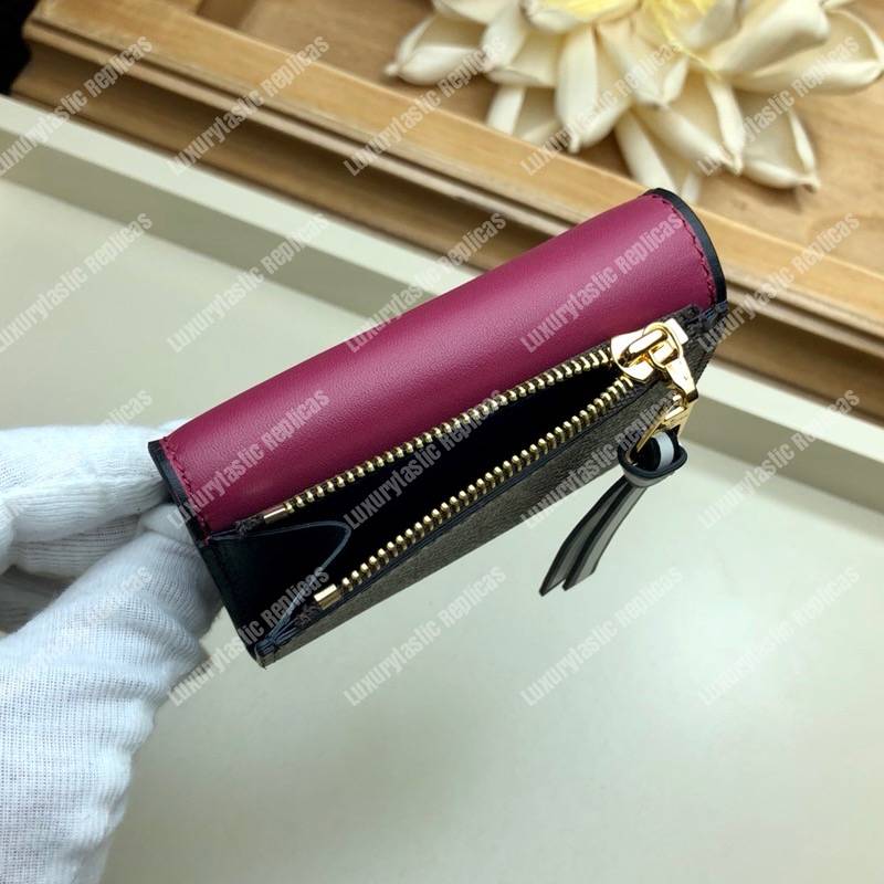 LV Tuileries Compact Wallet Monogram Bordeaux