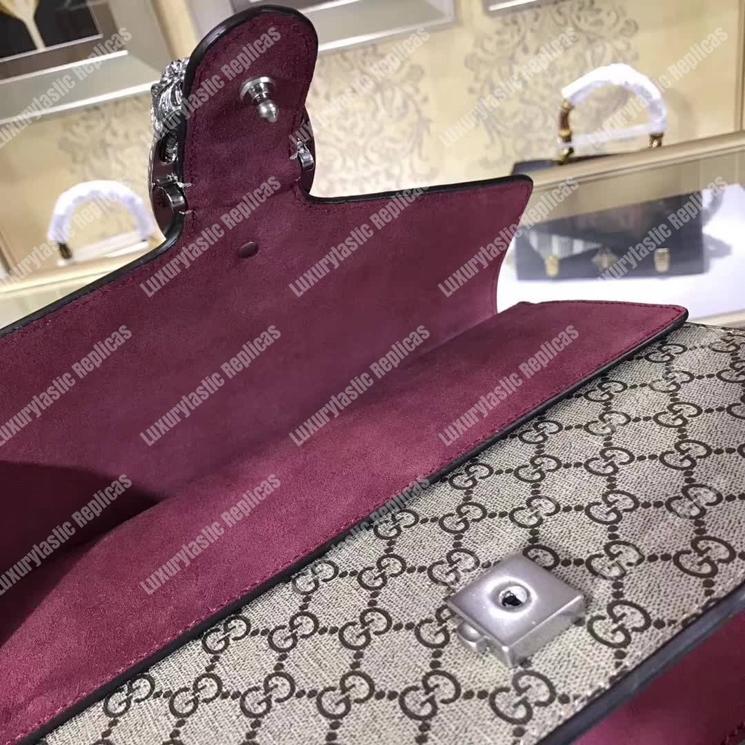 G*u*i dionysus blooms gg sup*e shoulder bag beige pink