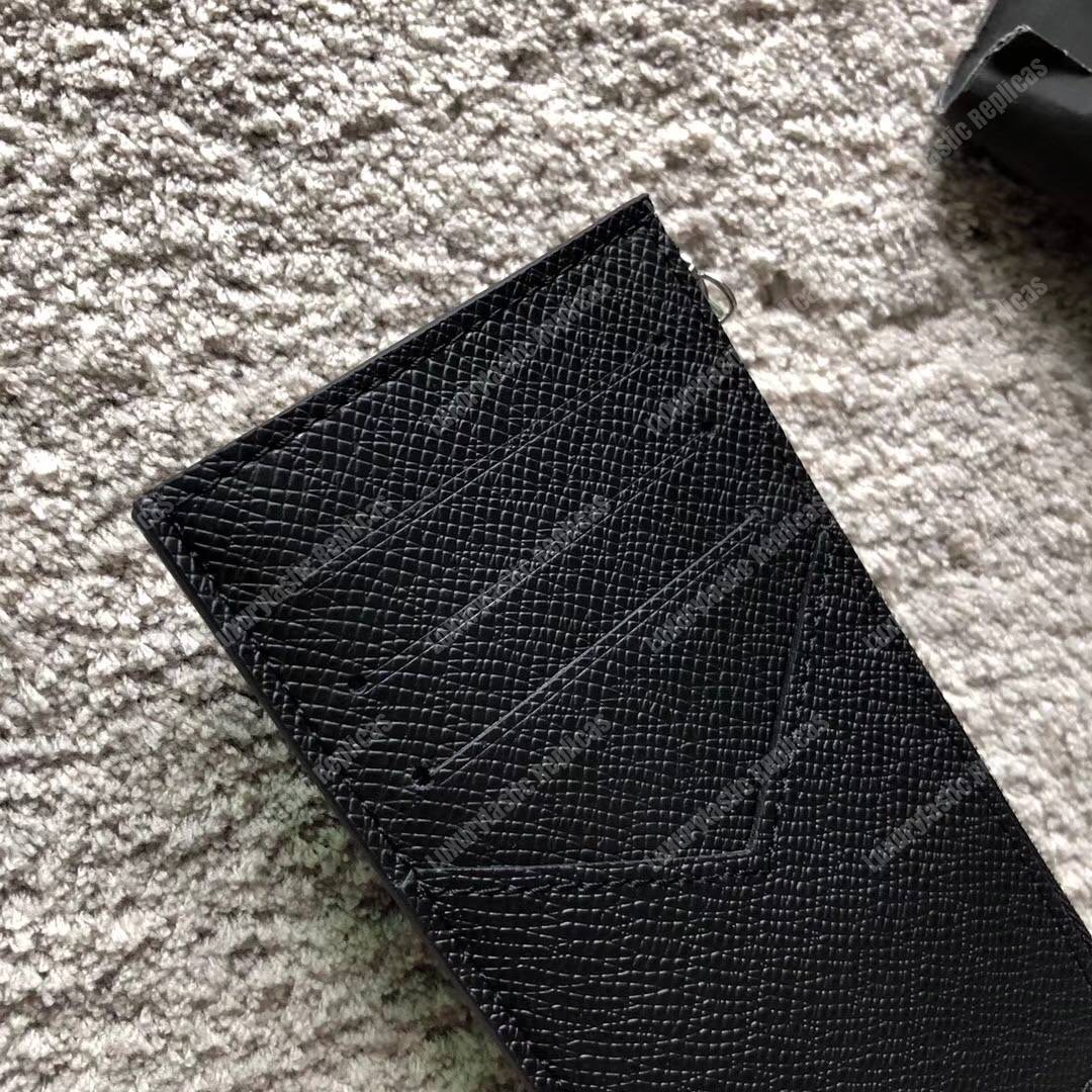 LV Coin Card Holder Taiga Leather