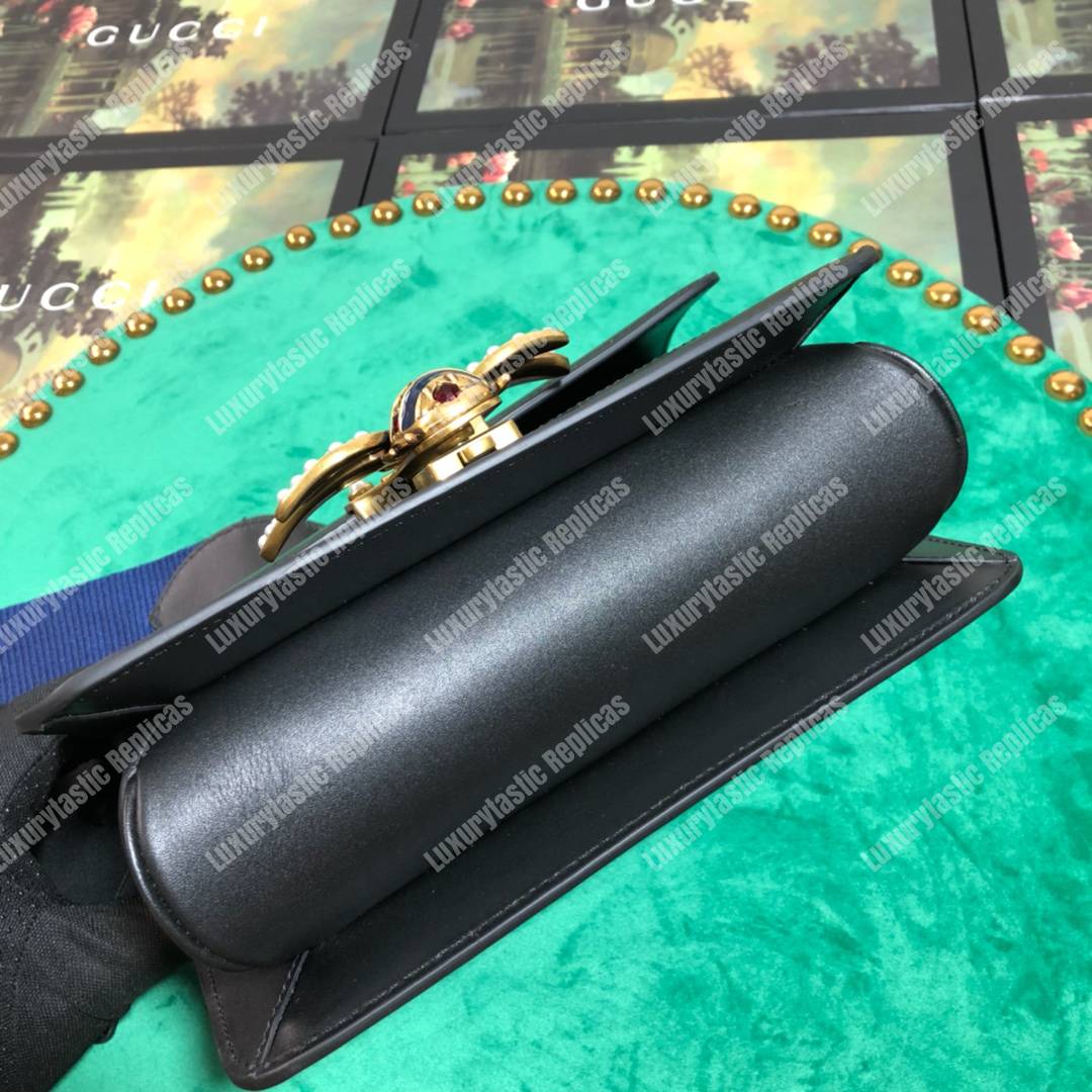 G*u*i queen margaret leather bag black