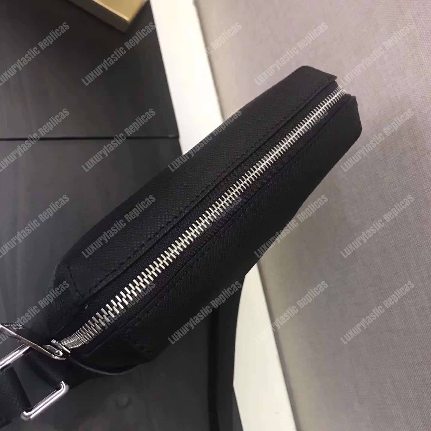 LV Pochette Grigori Cowhide Leather Black
