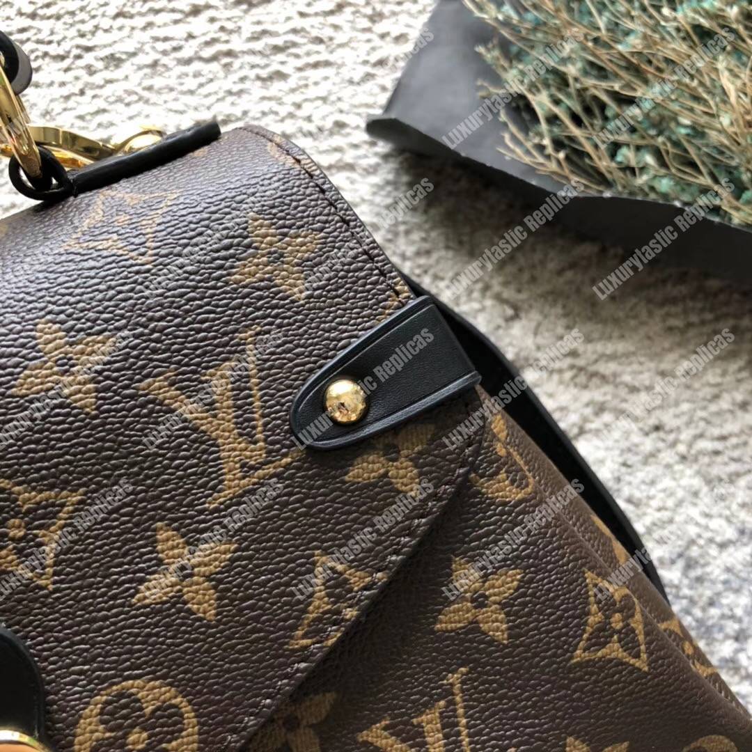 LV Georges BB Monogram Coquelicot Peche