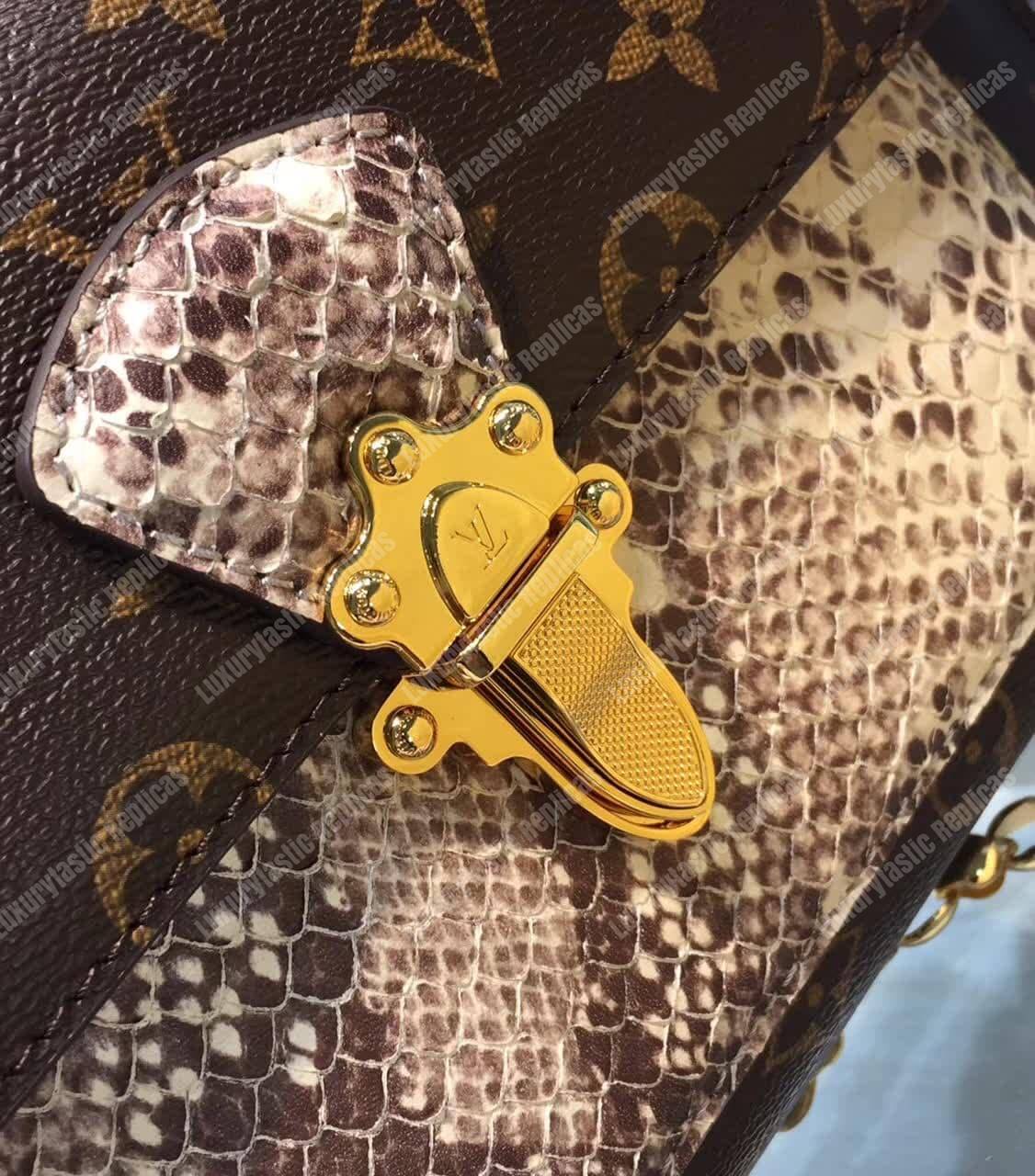 LV Victoire Bag Python