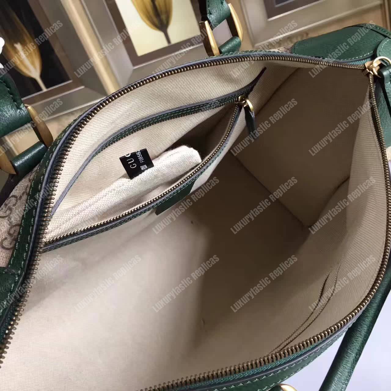 G*u*i soft gg sup*e duffle bag green