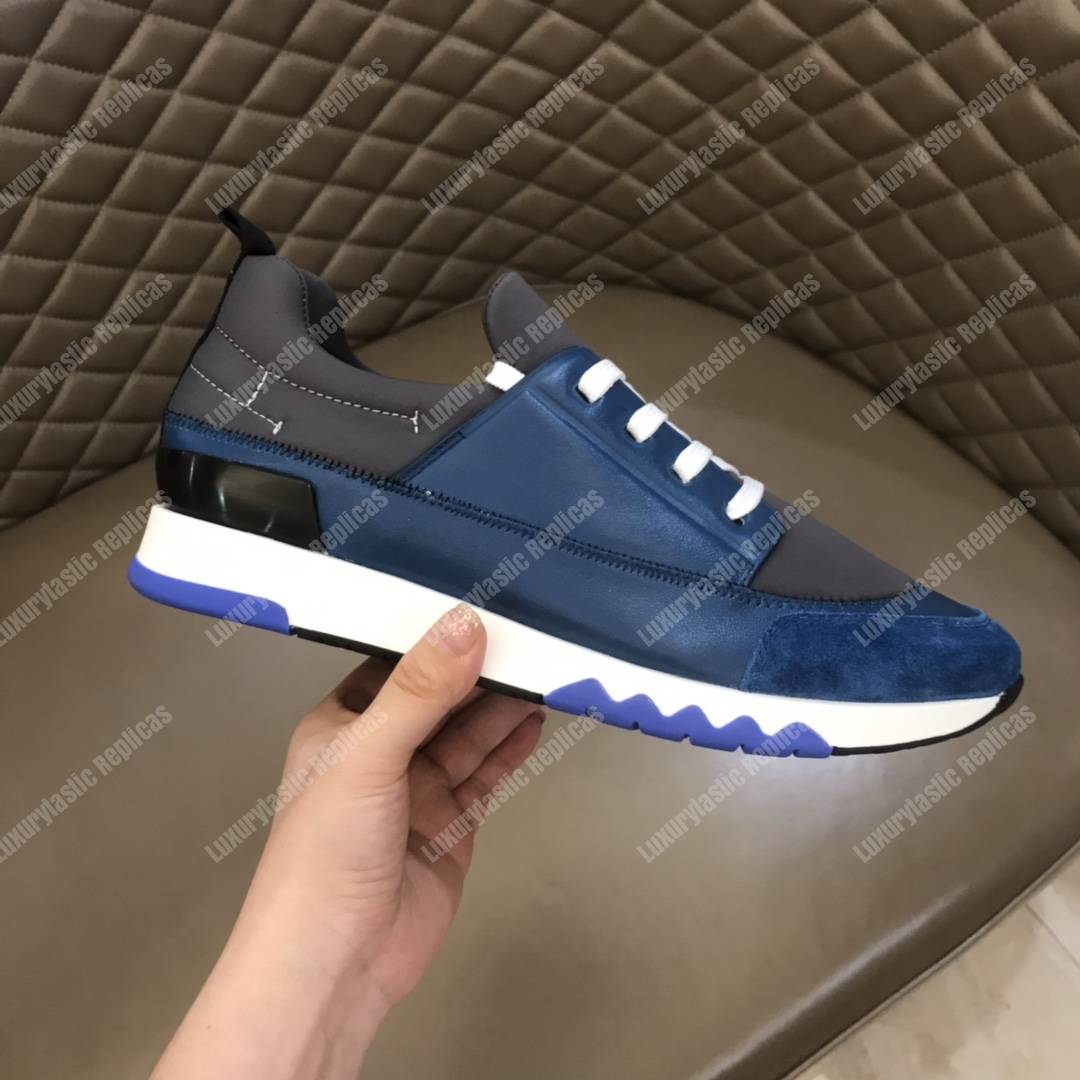 H**mes trail sneaker multicolore anthracite