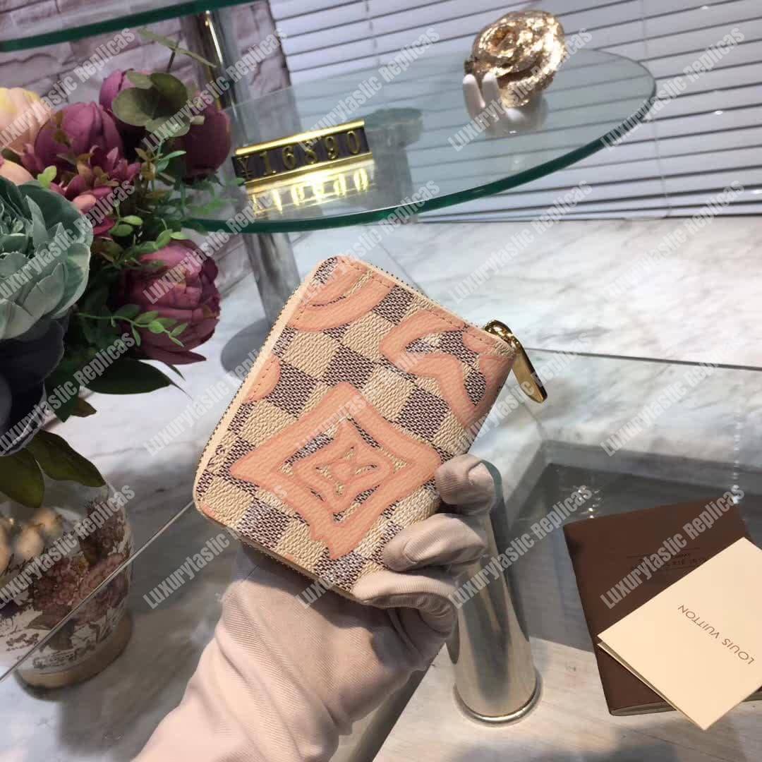 LV Zippy Coin Purse Damier Azur Canvas