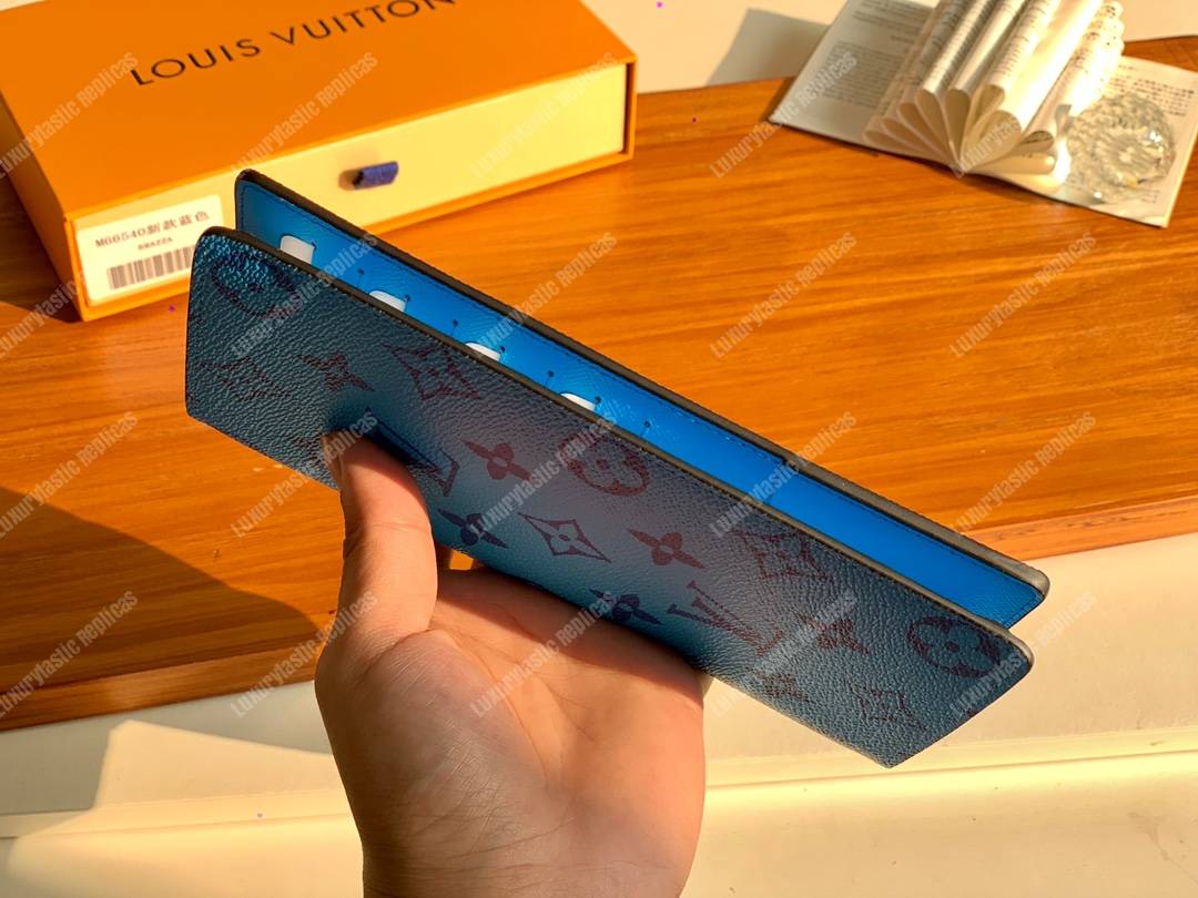 LV Brazza Wallet Blue