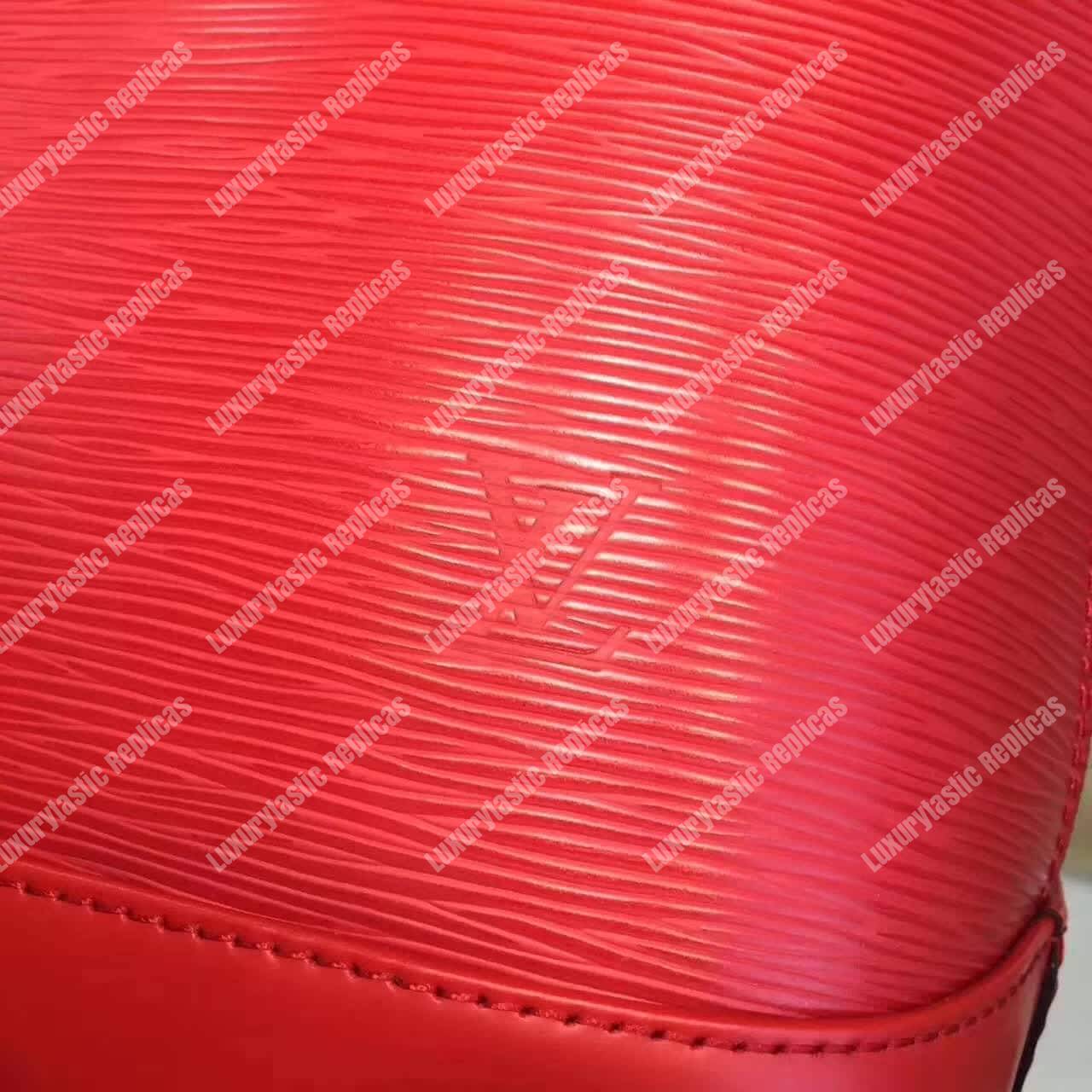 LV Alma PM Epi Leather Coquelicot