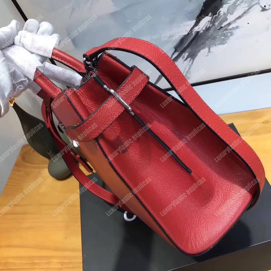 LV Twist Tote Epi Leather Coquelicot