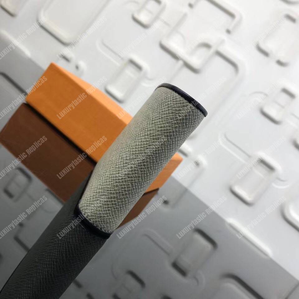 LV Multiple Wallet Taiga Leather Silver