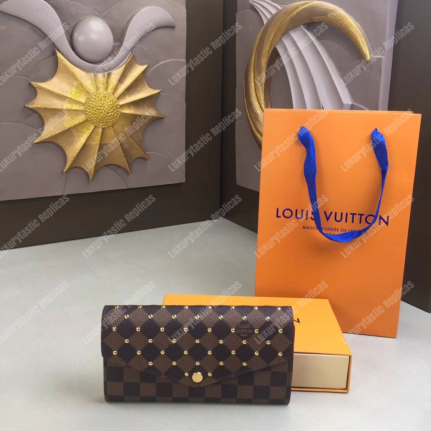 LV Sarah Wallet Damier Ebene