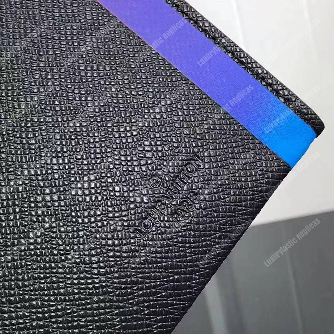 LV Abloh Pochette Voyage MM Taiga Leather