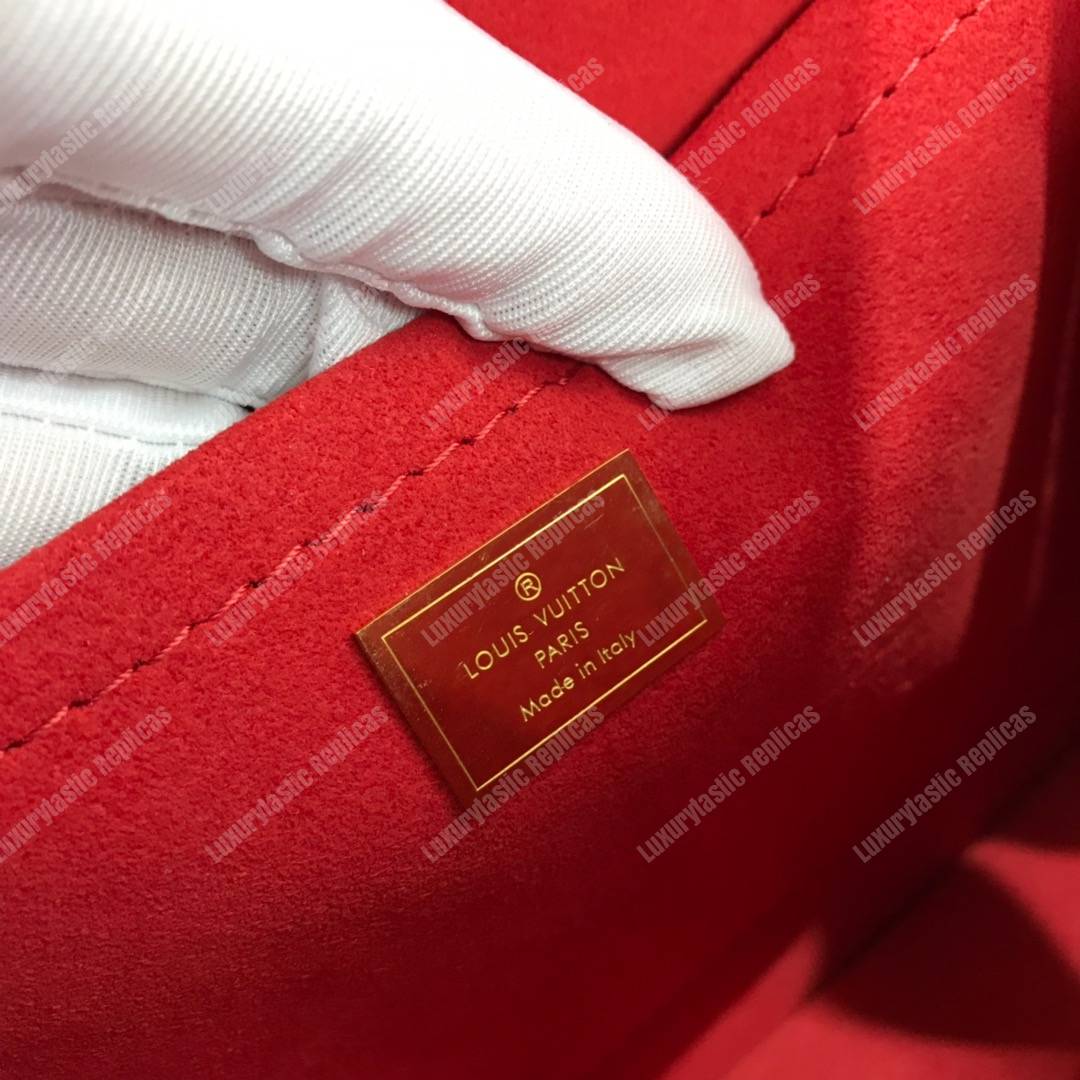 LV Spring Street Monogram Vernis Scarlet