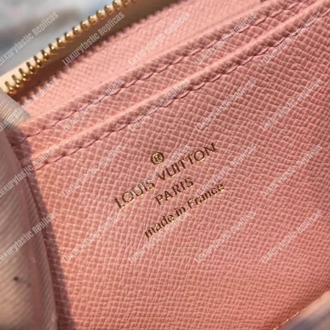 LV Zippy Coin Purse Damier Azur Canvas