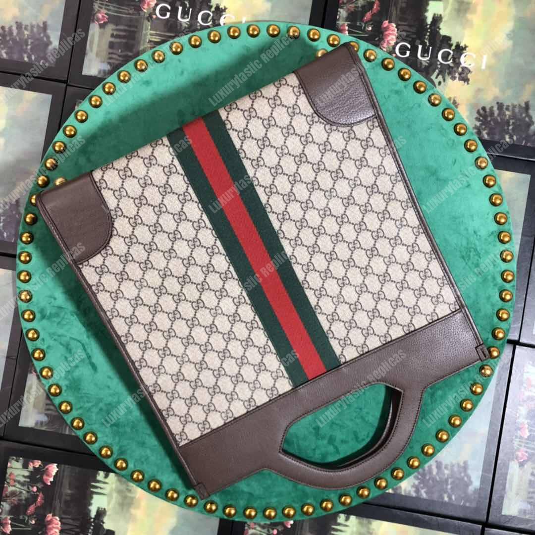 G*u*i ophidia gg medium top handle tote