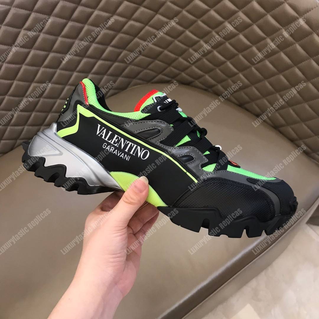 Valentino Climbers Sneaker Black/Green