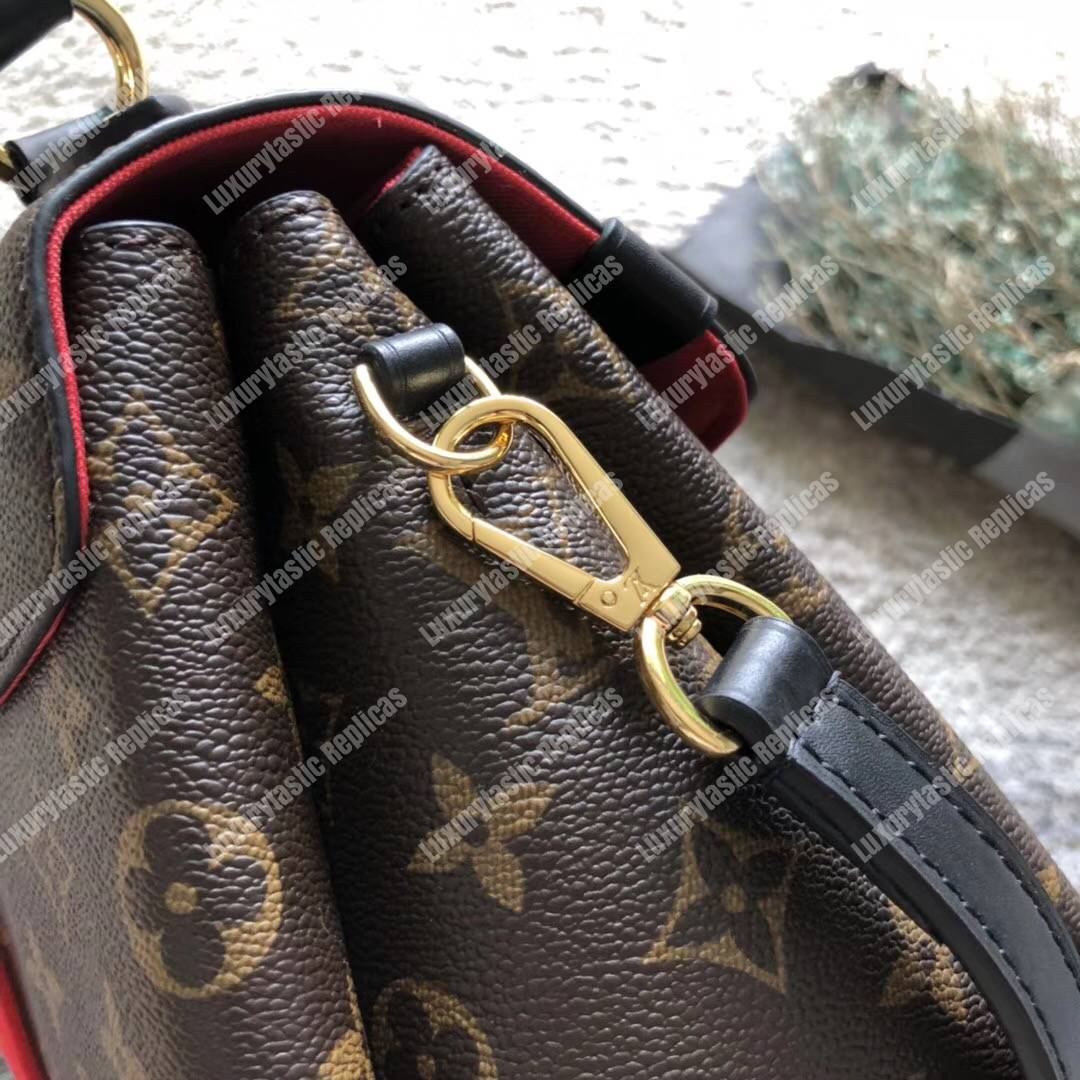 LV Georges BB Monogram Coquelicot Peche