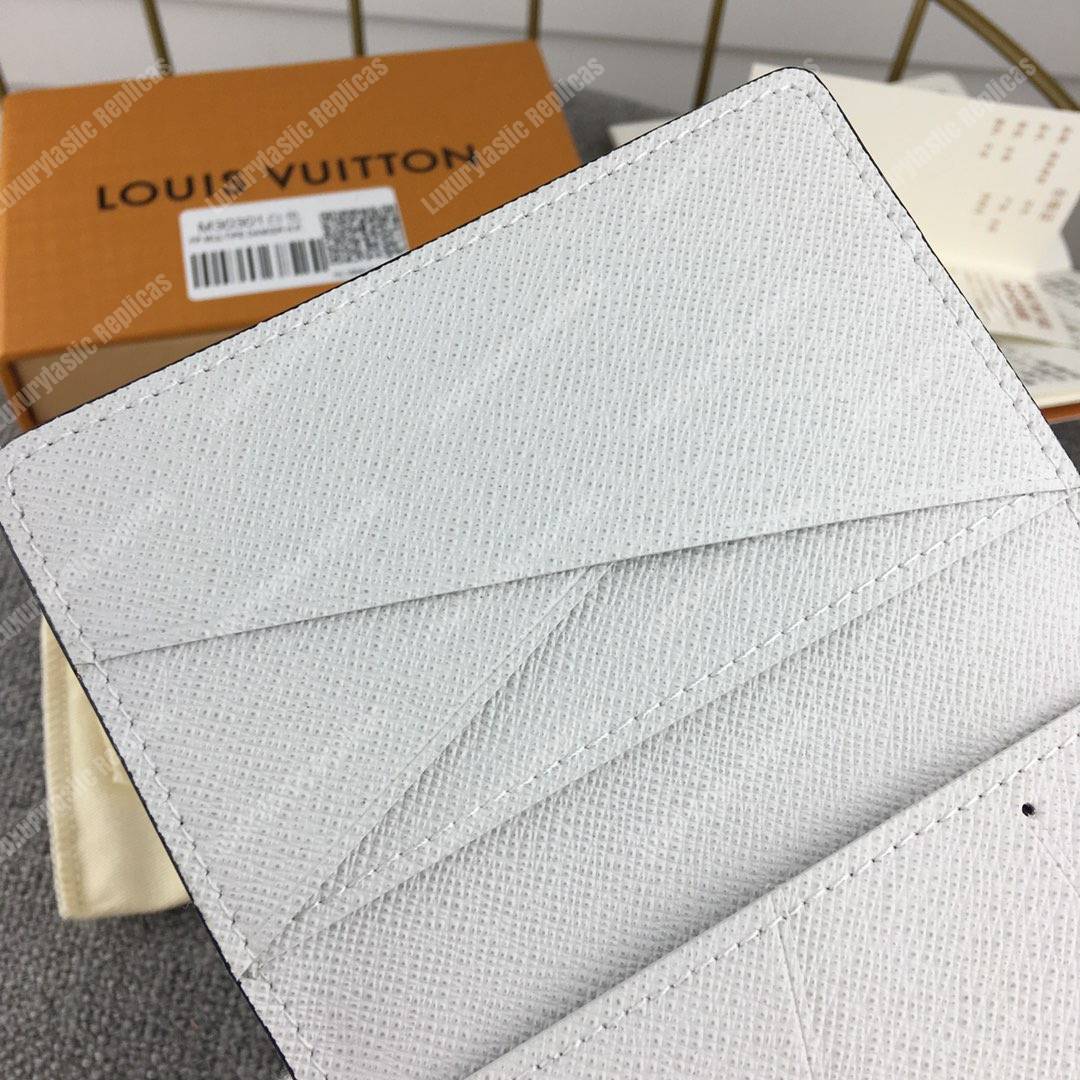 LV Pocket Organiser Taiga Monogram White