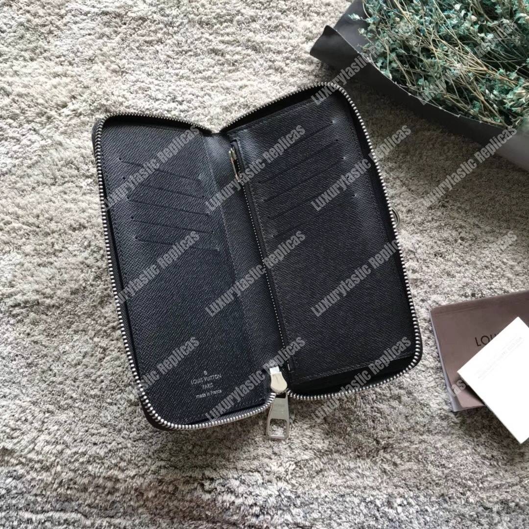 LV Vasco Wallet Taiga Leather Ardoise