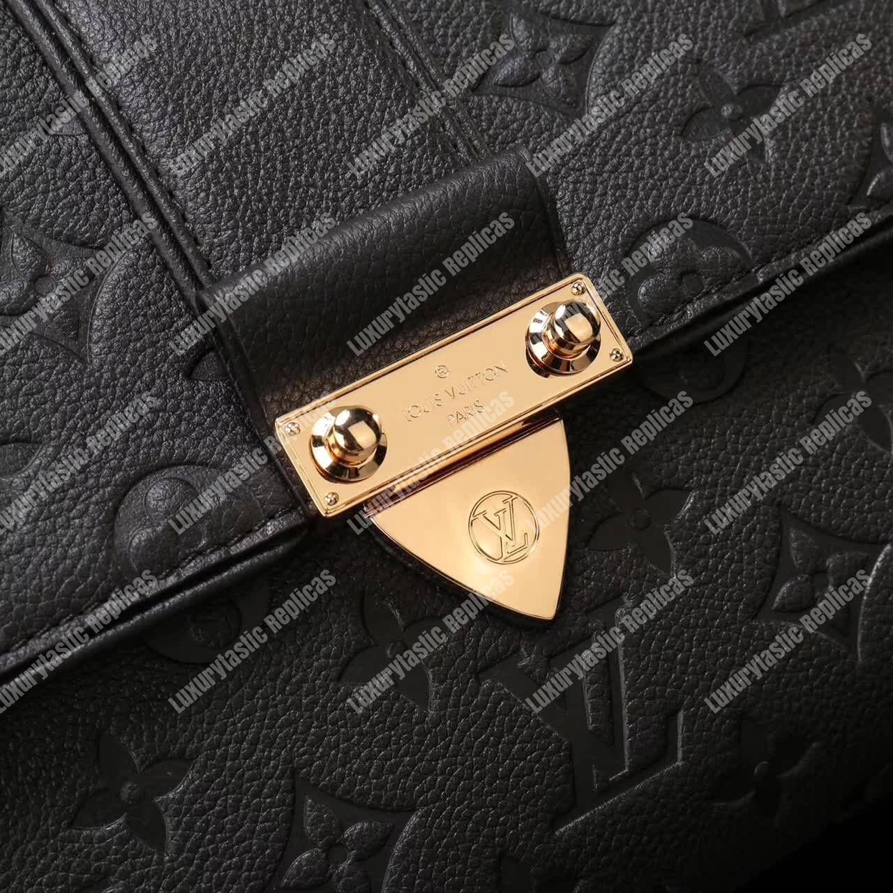 LV Saint Sulpice PM Monogram Empreinte Leather Noir