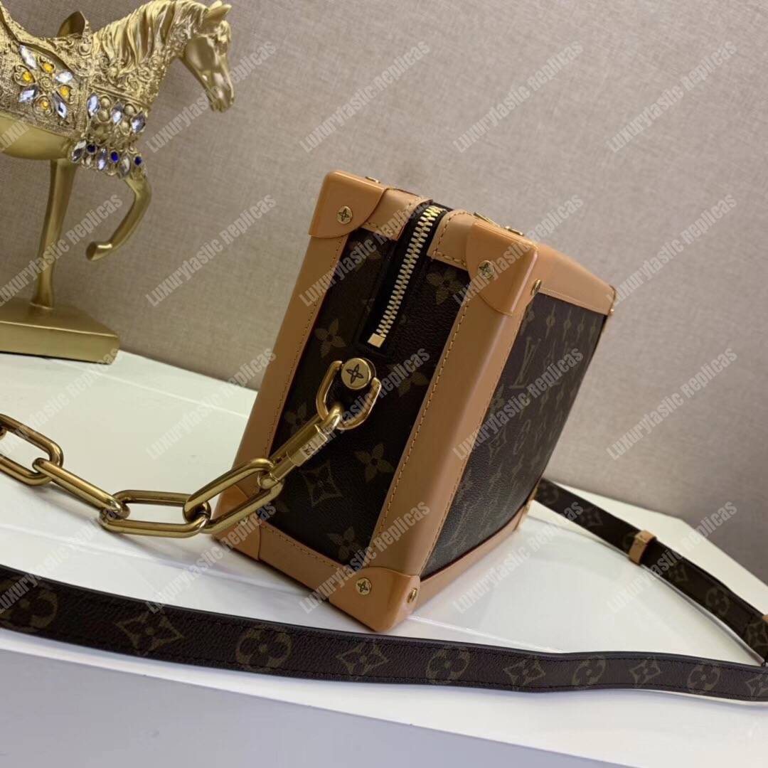 LV Soft Trunk Monogram Coated Canvas