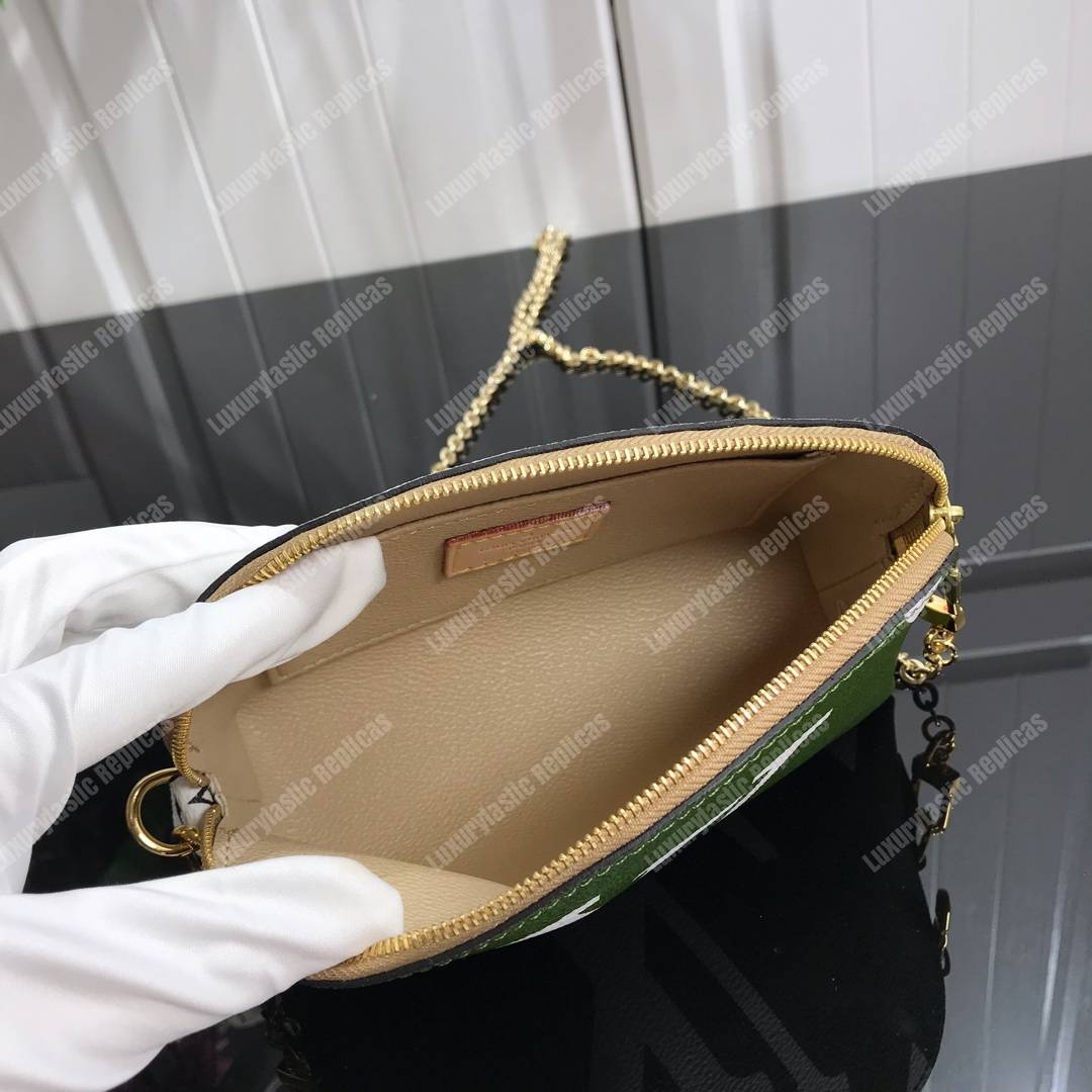 LV Pochette Cosme XL Monogram Khaki/Beige