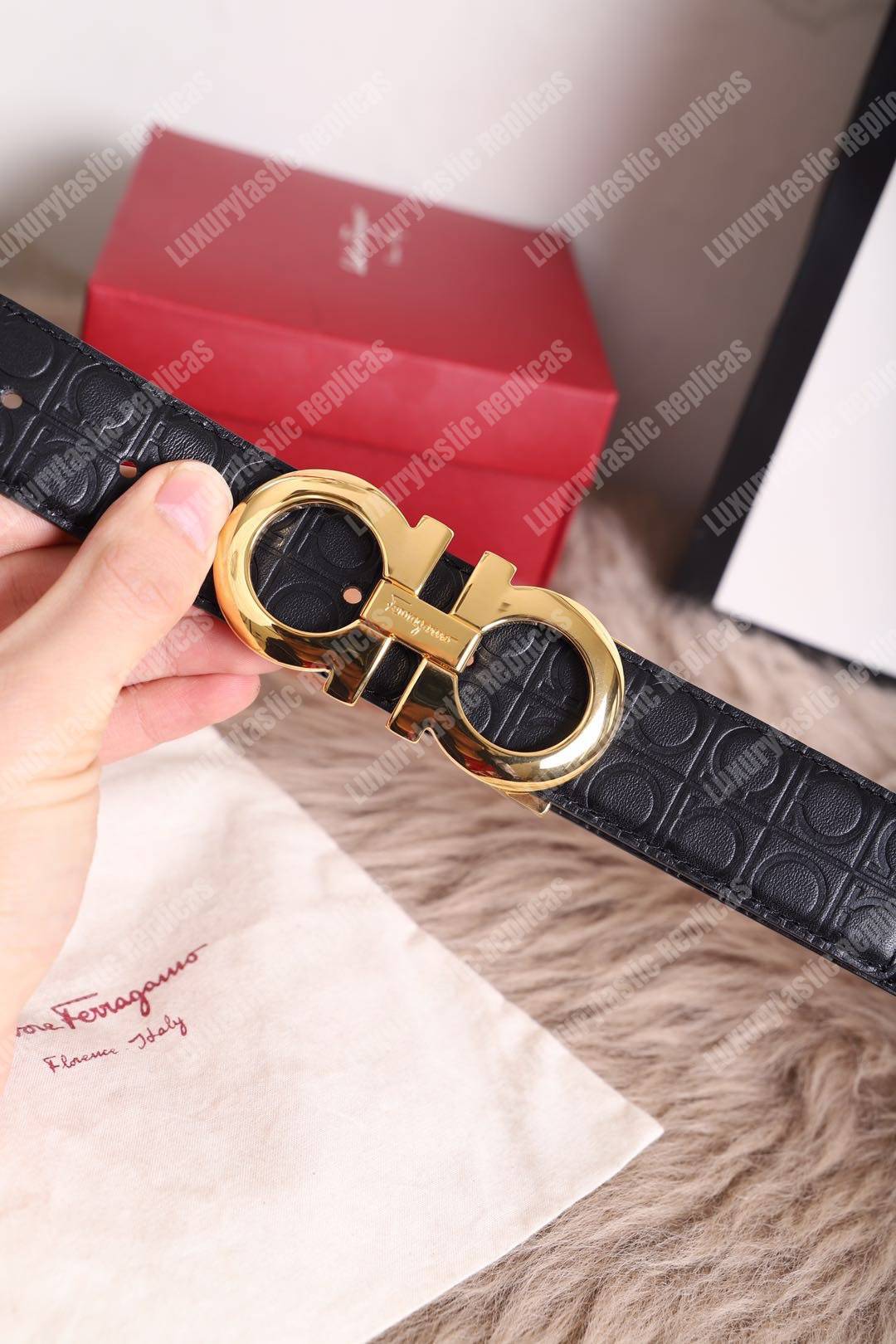 Salvatore Ferragamo Adjustable Gancini Belt