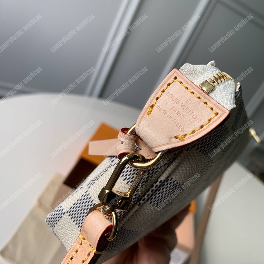 LV Pochette Accessoires Damier Azur