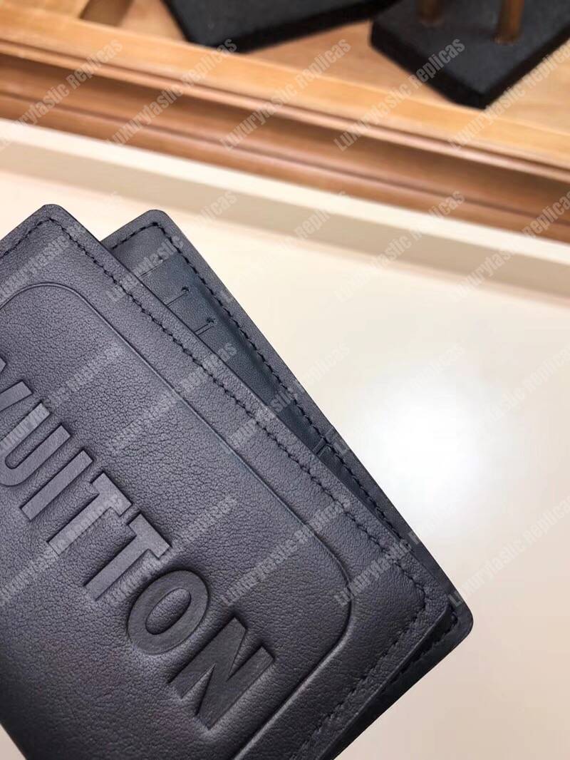 LV Pocket Organizer Dark Infinity Leather