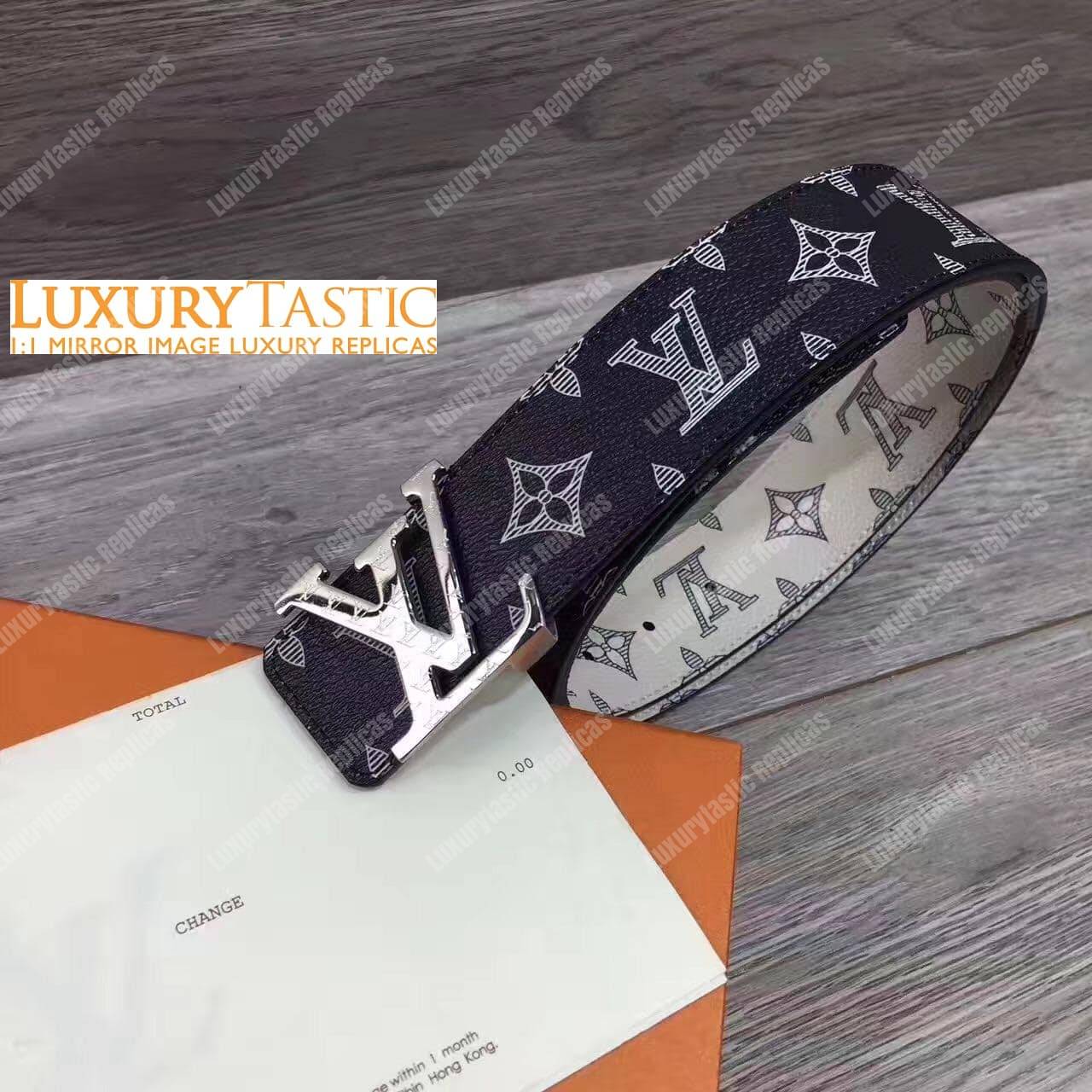 LV Initiales 40MM Reversible Monogram Ink Canvas Belt