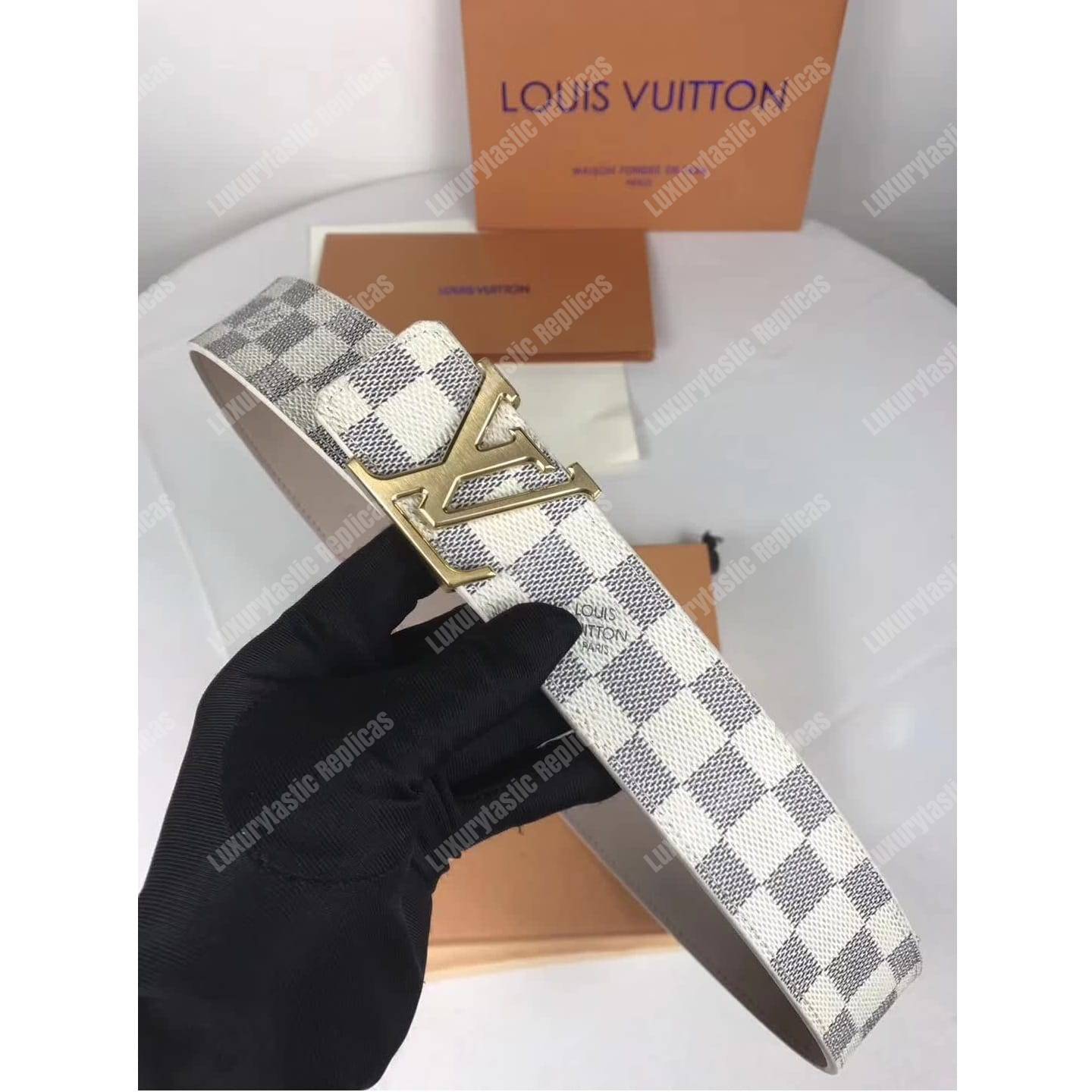 LV Initiales 40MM Damier Azur