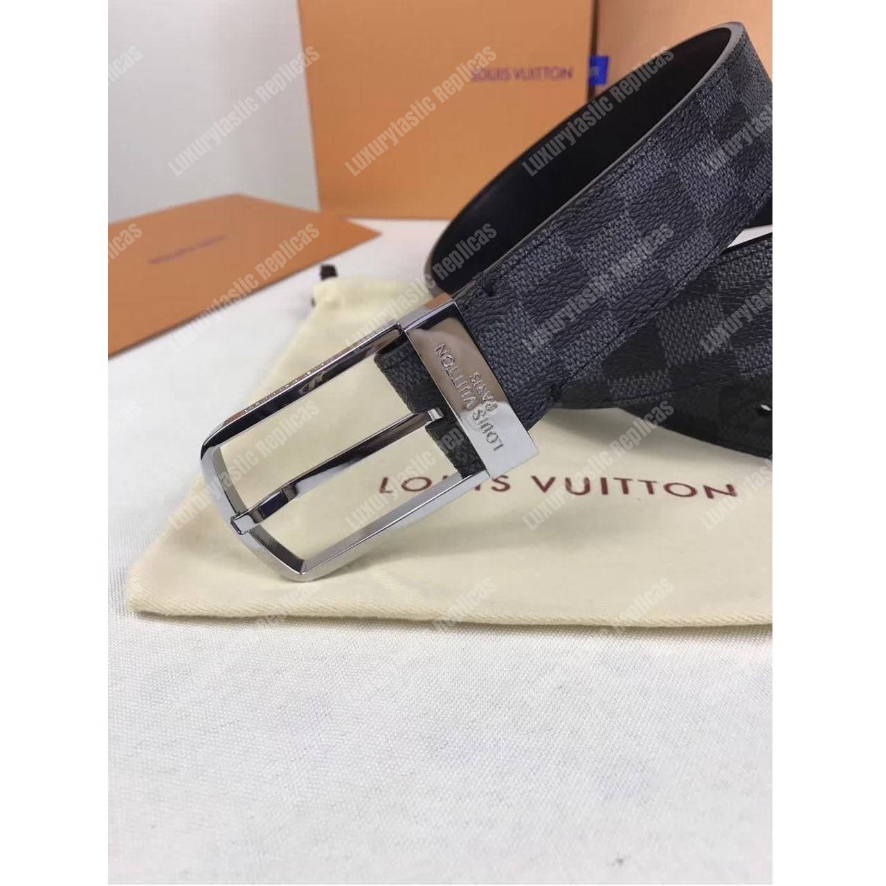 LV Pont Neuf 35MM Belt Damier Graphite