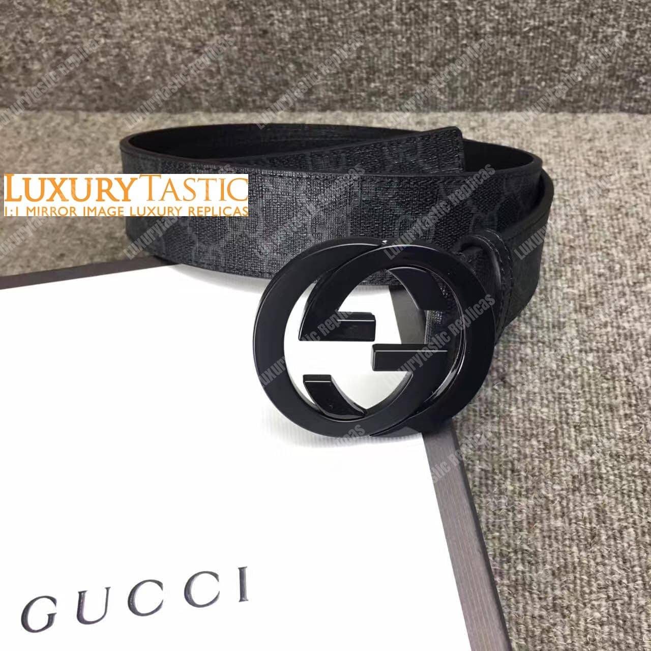 gg Sup*e belt with g buckle