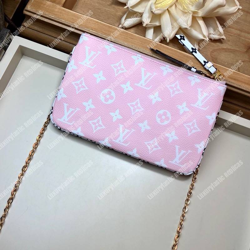 LV Pochette Double Zip Monogram