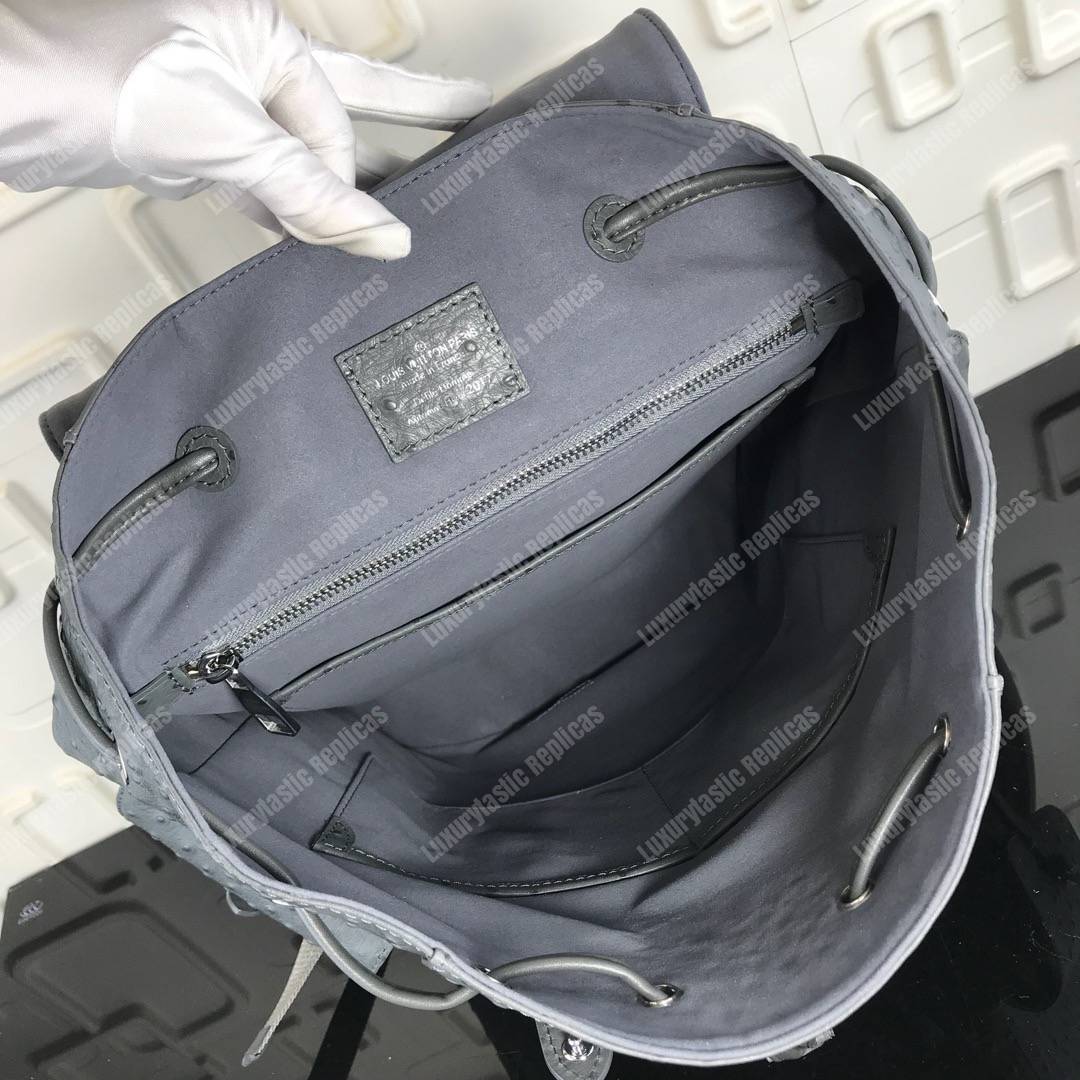 LV Christopher Backpack Autruche